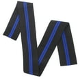 thumbnail image 3 of Sports Elbow Brace Protection Bandage Elastic Elbow Wrap Adjustable Compression SleeveBlack and Blue Stripes, 3 of 9