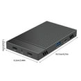 thumbnail image 4 of Necvior Double Bay M.2 NVMe SSD Enclosure USB 3.2 Gen2 Type C 10Gbps Support 2230-2280, 4 of 11