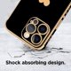 thumbnail image 2 of Funda compatible con iPhone 12 Pro Max para mujer y niña, con borde chapado, diseño de corazón de amor, suave TPU con protección a prueba de golpes en las 4 esquinas, para iPhone 12 Pro Max de 6,7, 2 of 8