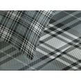thumbnail image 4 of Ambesonne Checkered Quilted Bedspread Set 3 Pcs, Dark British Tartan, Queen Size, Seal Brown Dimgray, 4 of 5