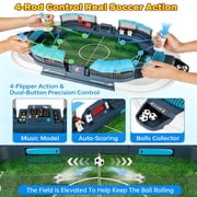 Mini Foosball Table Game for Kids Soccer Game Set Gifts Boys Toy Football Games Board for Indoor Sports Game Room Pinball Interactive Birthday Gift Toys for 3 4 5 6 7 8-12 Year Old Family Gatherings