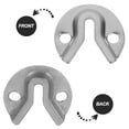 thumbnail image 4 of Miangastore 10Pcs Photo Frame Wall Mounting Brackets Flush Mount Hangers, 4 of 8