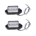 thumbnail image 1 of LOVIVER 2pcs 3-LED Rear Tail License Number Plate Light 12Volt for Car Truck Trailer, 1 of 8