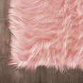 thumbnail image 5 of Latepis Pink Area Rug 9x12 Shaggy Rug Faux Sheepskin Fur Rug for Living Room Floor Carpet Cute Plush Rug for Bedroom Girls Soft Furry Rug Luxury Home Decor, 5 of 6
