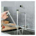 thumbnail image 2 of Frap Zinc Alloy Kitchen Faucet, Single Cold Faucet Brushed Tap 360 Degree Rotatable Tap With Bidet Faucet Rotary Switch Crane ,Versatile Features, 2 of 7