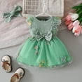 thumbnail image 2 of Vividxx Baby Girl Flower Dress Summer Tutu Boho Princess Wedding Birthday Party Dresses For Girls O-Neck Leisure Sundress, 2 of 8