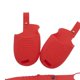 thumbnail image 4 of Controlador táctil de silicona cubierta de agarre y correa de nudillos para los rojo, 4 of 9
