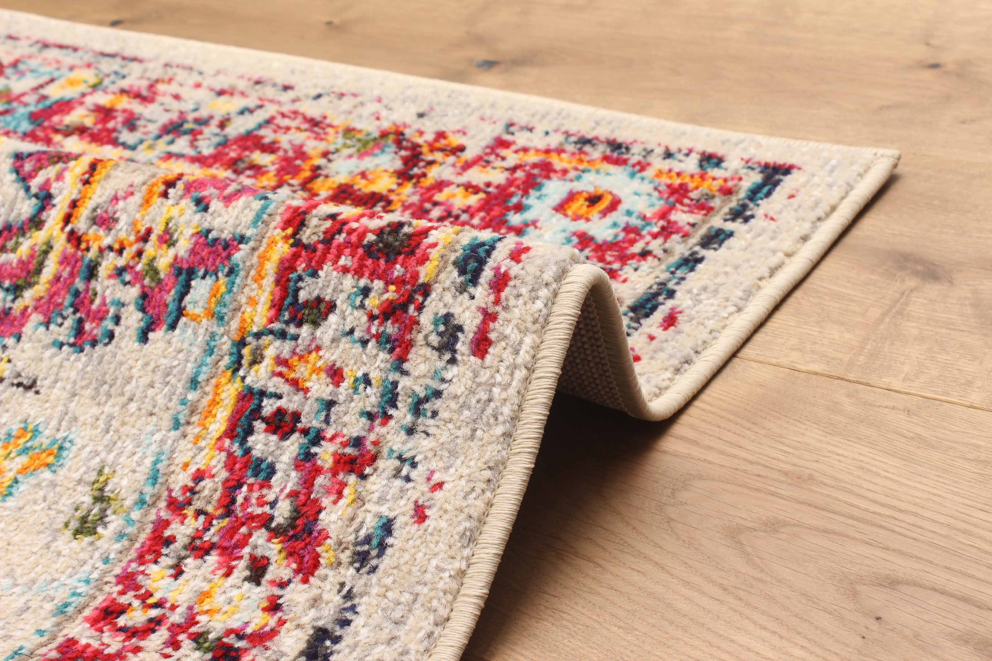 ECARPET Tapis Traditionnel Jasmine pour Salon, Chambre, Salle A Manger, Entrée, Couloir et Plus Encore.