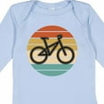 thumbnail image 4 of Inktastic Bicycle Vintage Cyclist Sunset Boys or Girls Long Sleeve Baby Bodysuit, 4 of 5
