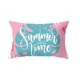 thumbnail image 1 of asddcavvf Hello Summer Sign Watermelon Pineapple Short Plush Car Waist Pillow Sofa Window Cushion Throw Pillow, 1 of 4
