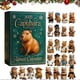 thumbnail image 1 of Capybara Advent Calendar 2025,2d Acrylic Capybaras Ornaments Christmas Decor,24 Days Christmas Advent Countdown Calendar with 24 PCS Capybara Ornament, 1 of 5