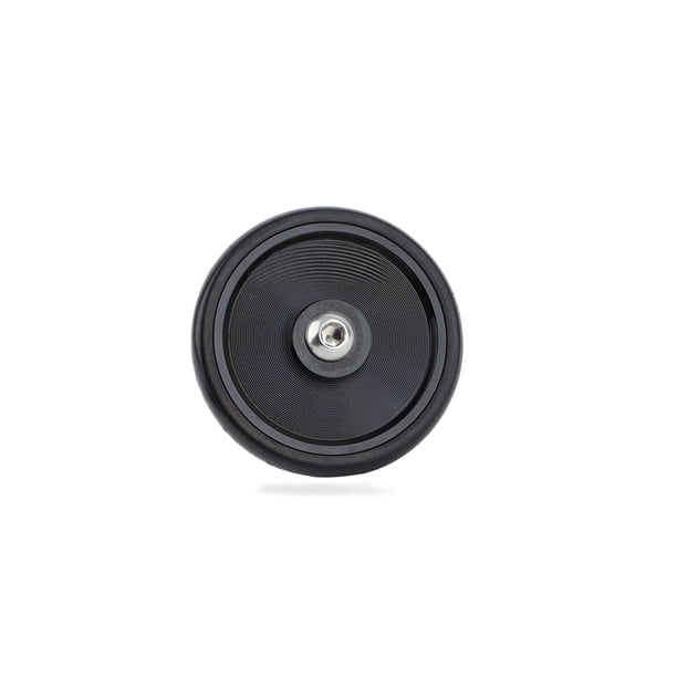 Eigraketly Easy Wheels espesar rodamiento sellado Easywheel aleación de aluminio rodillos dobles procesamiento CNC con perno estante trasero al aire libre Ciclismo Negro Eigraketly OD024279-01