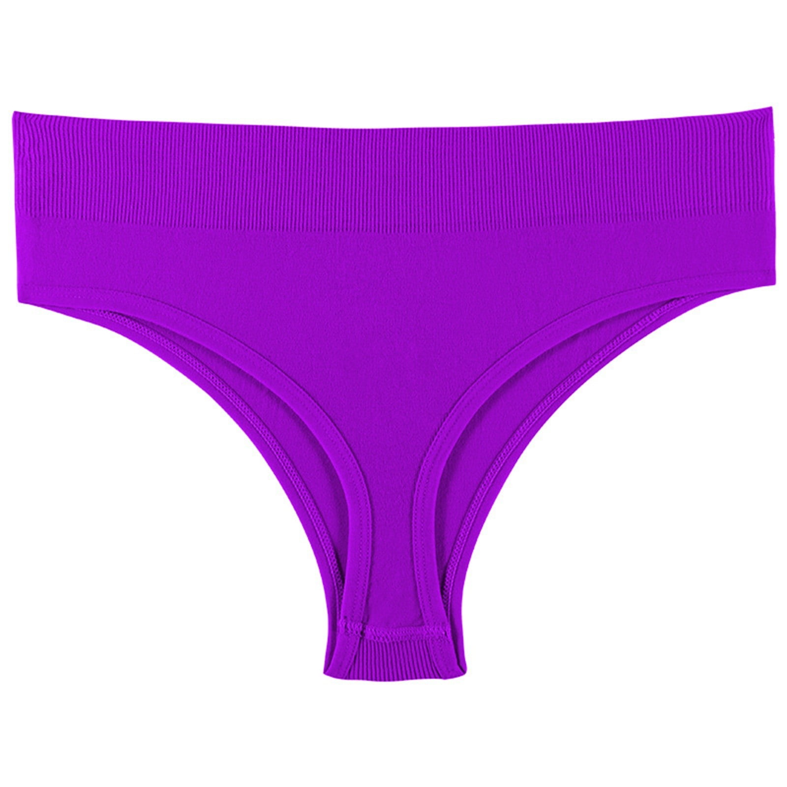 Save Now: Womens Underwear Cotton, Blumer de Algodon para Mujer, Women's Solid Color Underwear Sexy Underwear Bikini Panties Comfy Yoga Panties SOPATENOR Beige L