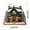 B, variant on Iuaoueui Christmas Village Houses Set LED Light up Christmas Town Figurines, Mini Accessories, Desktop Ornaments, Battery Operated, Winter Snow House Tabletop Decor For Mantel