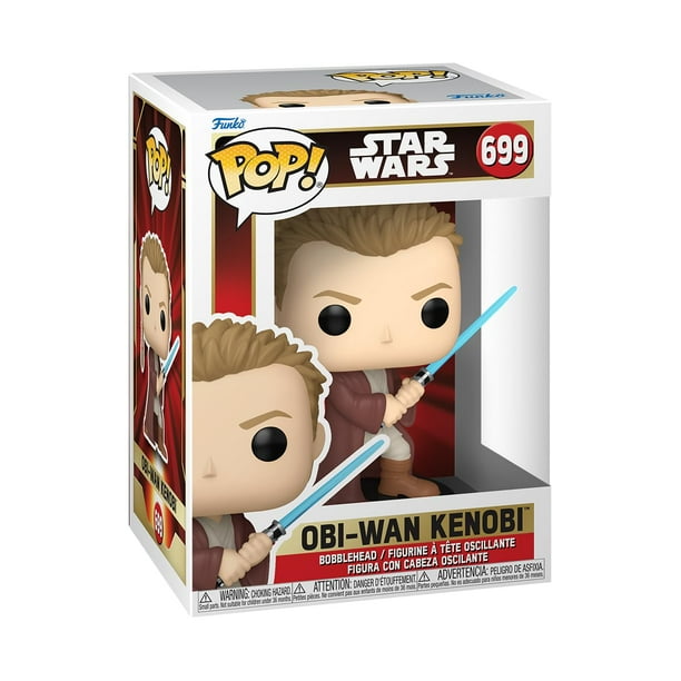 Funko POP! Star Wars: Episodio 1: La Amenaza Fantasma - Aniversario - OBI-Wan Kenobi (Joven) - Figura de vinilo coleccionable - Idea de regalo - Mercancía oficial - Para niños y adultos - Fanáticos de