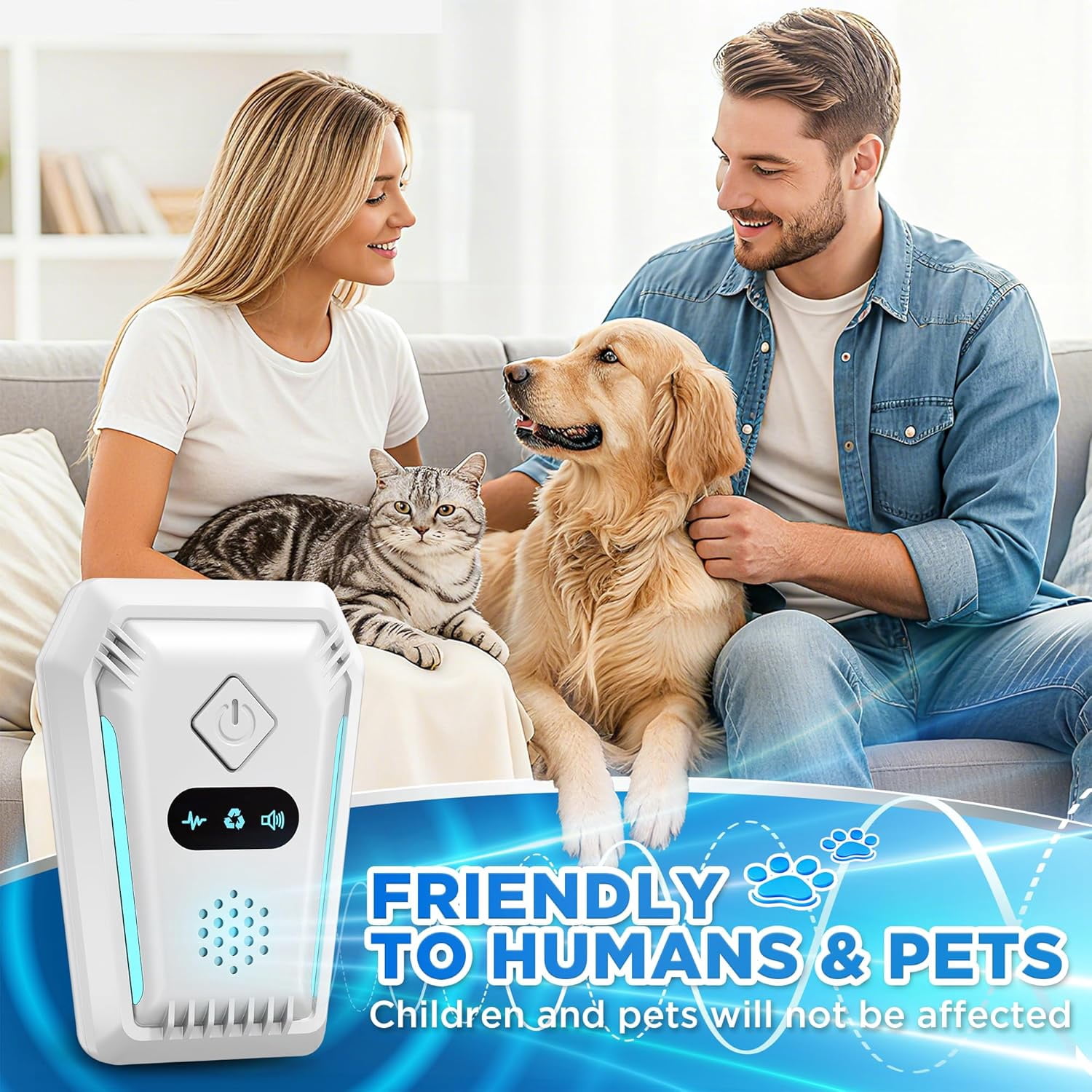 2026 Upgraded Ultrasonic Pest Repeller Indoor, 6 Packs Plug-in Pest Deterrent Device for Mice, Rats, Roaches, Ants, Spiders & Insects, Electronic Home Pest Control Device with 3 Working Modes
