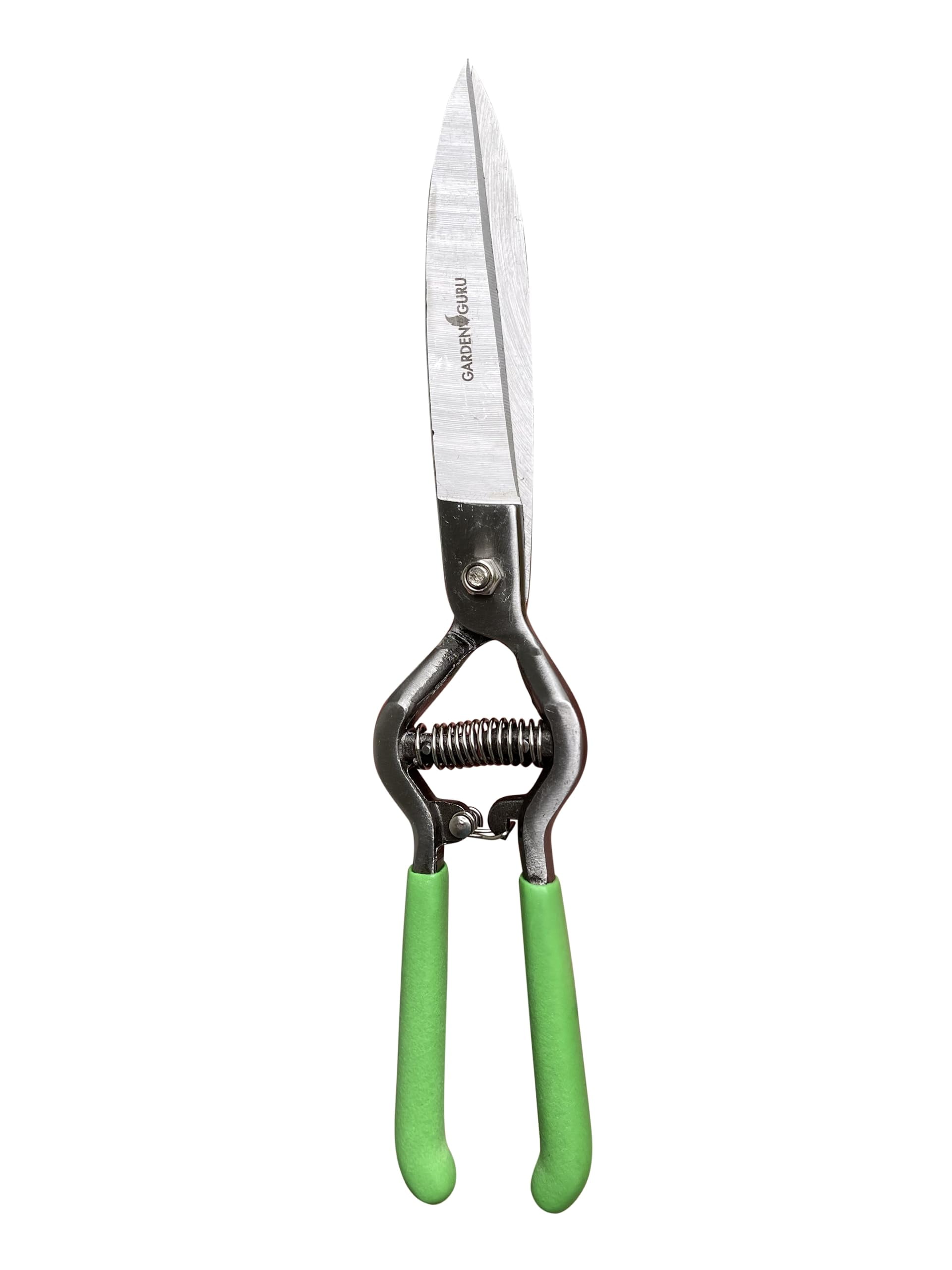 Garden Guru Hand Grass Clipper Scissors – Heavy-Duty Forged Steel Grass Shears with Comfort Grip Handles – Precision Lawn Edging, Shrub & Flower Trimming, Garden & Landscape Pruning Tool