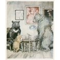 thumbnail image 3 of Arthur Rackham 20x24 Black Modern Framed Museum Art Print Titled - Somebody Has Been at My Porridge, and Has Eaten it All Up! (1927), 3 of 5