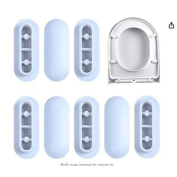 MYTAKEND 8pcs Bidet Toilet Seat Bumpers Toilet Seat Bumper Replacement Kit Toilet Seat Bumpers Bidet Toilet Seat Bumpers For Home Toilet Bumpers Toilet Seat Bumpers For Bathroom Toilet Lid Seat Pads