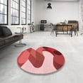 thumbnail image 3 of Ahgly Company Indoor Rectangle Patterned Love Red Area Rugs, 5' x 7', 3 of 6