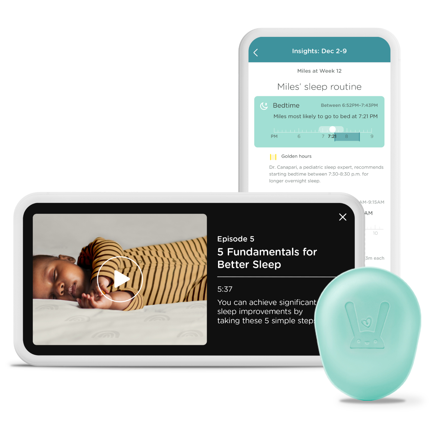 Lumi by Pampers Smart Sleep System Automatic Sleep Tracking + Expert