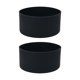 thumbnail image 1 of Tapas De Botellas 2 piezas de silicona para taza de agua cubierta protectora anti-escaldado para taza de coche de 40 oz (negro) Likrtyny Libre de BPA, 1 of 9