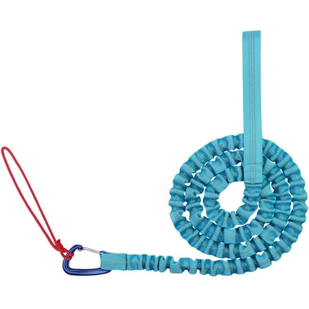

Kids MTB Tow Rope - Child Bike Stretch Bungee Cord Pull Behind Attachment | Compatible with All Mountain Bikes | Easier Hill Climbs | Bigger Family Rides | Shock Absorbing | Load Rating (Blue)