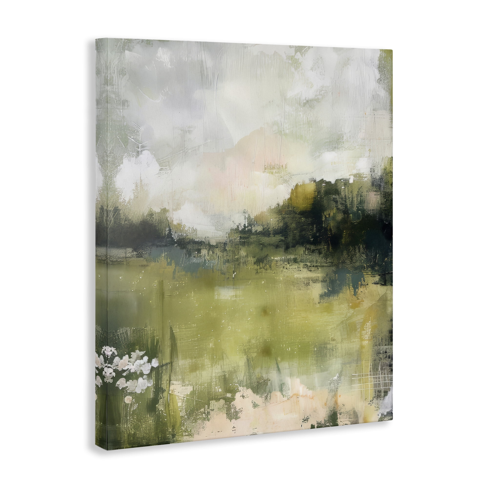 Stupell Industries Scenic Faded Atmosphere Landscape & Nature Painting Wrapped Canvas Art Print Wall Art, 16 x 20