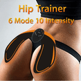 thumbnail image 2 of Stimulateur Musculaire Portable Sans Fil pour Hanches - Entraîneur de Fesses Électrique Réglable à 6 Modes avec Coussinets en Gel Remplaçables, Appareil de Mise en Forme EMS à Piles pour Fessiers Plus Serrés et Silhouette Parfaite, Silicone, 2 of 5