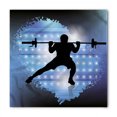 thumbnail image 1 of Fitness Bandana, Wightlifter Silhouette, Unisex Head and Neck Tie, by Ambesonne, 1 of 2