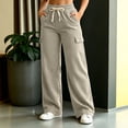 thumbnail image 2 of FAIWAD Women's Plus Size Corduroy Pants High Waisted Straight Leg Athletic Cargo Pant with Pockets, 2 of 8