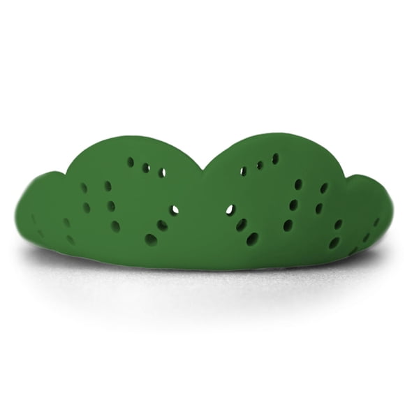 Protector bucal SISU Max Forest Green de 2,4 mm de grosor para deportes de impacto