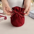 thumbnail image 4 of TOPTIE 20 PCS Round Bottom Drawstring Bags Wedding Favor Bags Velvet Jewelry Gift Pouches Bags, 4 of 6