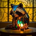 thumbnail image 2 of Cute Resin Animal Night Light, Colorful Novelty LED Decor for Bedroom, Ideal Birthday and Christmas Gift, 2 of 8