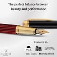 thumbnail image 2 of Set de pluma estilográfica Ellington Pens Crimson Blend con punta fina, 2 of 7