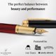 thumbnail image 2 of Set de pluma estilográfica Ellington Pens Crimson Blend con punta fina, 2 of 7
