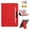 Red, variant on TECH CIRCLE for 8 Inch Tablet Android 11/12/13/14 Tablet Universal Case with Stand (Portrait/Landscape Viewing Angles)/Hand Strap/Front Pocket/Card Slots, PU Leather Folio Case with Lanyard, Brown