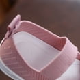 thumbnail image 6 of pwidon Toddler Girls Mary Jane Walking Shoes Breathable Mesh Non Slip Lightweight Kids Casual Sneakers Pink 26, 6 of 8