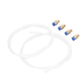 thumbnail image 1 of Conector de tubo de PTFE neumático, kit de tubo de PTFE neumático Conector neumático de tubo de PTFE Ingeniería de precisión, 1 of 12