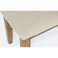 thumbnail image 5 of Jofran Telluride Rustic Distressed Pine 55" Upholstered Dining Bench, 5 of 7