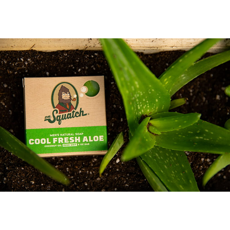 Dr. Squatch Cool Fresh Aloe Soap - 5oz Free Shipping 863765000001