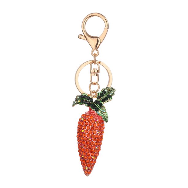 Llavero de mujer Sunnimix 8 estilos Rábano naranja