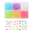 thumbnail image 4 of Transparent Acrylic Beads Bicone Mixed Color 6x5.5mm Hole: 2mm 360pcs/box, 4 of 7