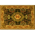 thumbnail image 1 of Ahgly Company Indoor Rectangle Medallion Yellow Traditional Area Rugs, 3' x 5', 1 of 4