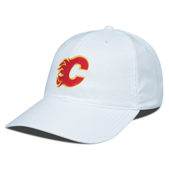 Men's Levelwear White Calgary Flames Matrix Adjustable Hat