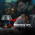 thumbnail image 5 of Yatskia Night Campfire Mini Funeral Keepsake Urn for Ashes Adult Mother and Father, Small Cremation Burial Urns for Human Ashes Adult Female, (Monar Pack of 1, 3 Inch), 5 of 8