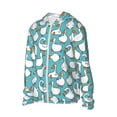 thumbnail image 2 of Kll Cartoon Funny Goose Print Men'S Women’s Upf 50+ Sun Protection Outdoor Hoodie Jacket Long Sleeve Fishing Hiking Performance Shirt- X-Large, 2 of 8