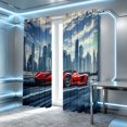 thumbnail image 2 of Erosebridal Sports Car Blackout Curtains, City Night Window Curtains Pack of 2 (38x45 Each), 2 of 5