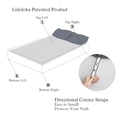 thumbnail image 5 of Lidoloka Luxury 100% Bamboo Bed Sheets Set Queen Size 4Pcs for Adult,16"Deep Pocket,Striped Gray, 5 of 7