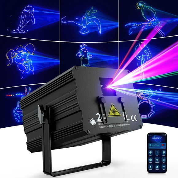 Luz Láser DJ EYTSE con Control por App, Animación 3D